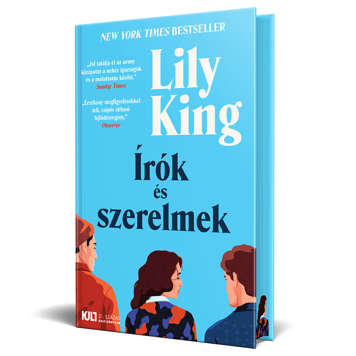 irok_es_szerelmek_feher.png Lily King: Írók és szerelmek - élfestett kiadás - Image 1