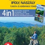 Börzsöny, Ipoly, Naszály 4in1 outdoor kalauz + turista- és kerékpáros térkép