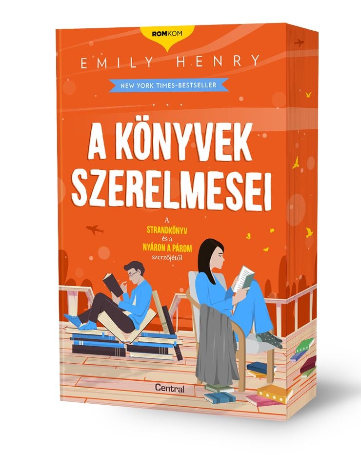 henry_konyvek_szerelmesei_3d.jpg Emily Henry: A könyvek szerelmesei - Éldekorált - Image 1